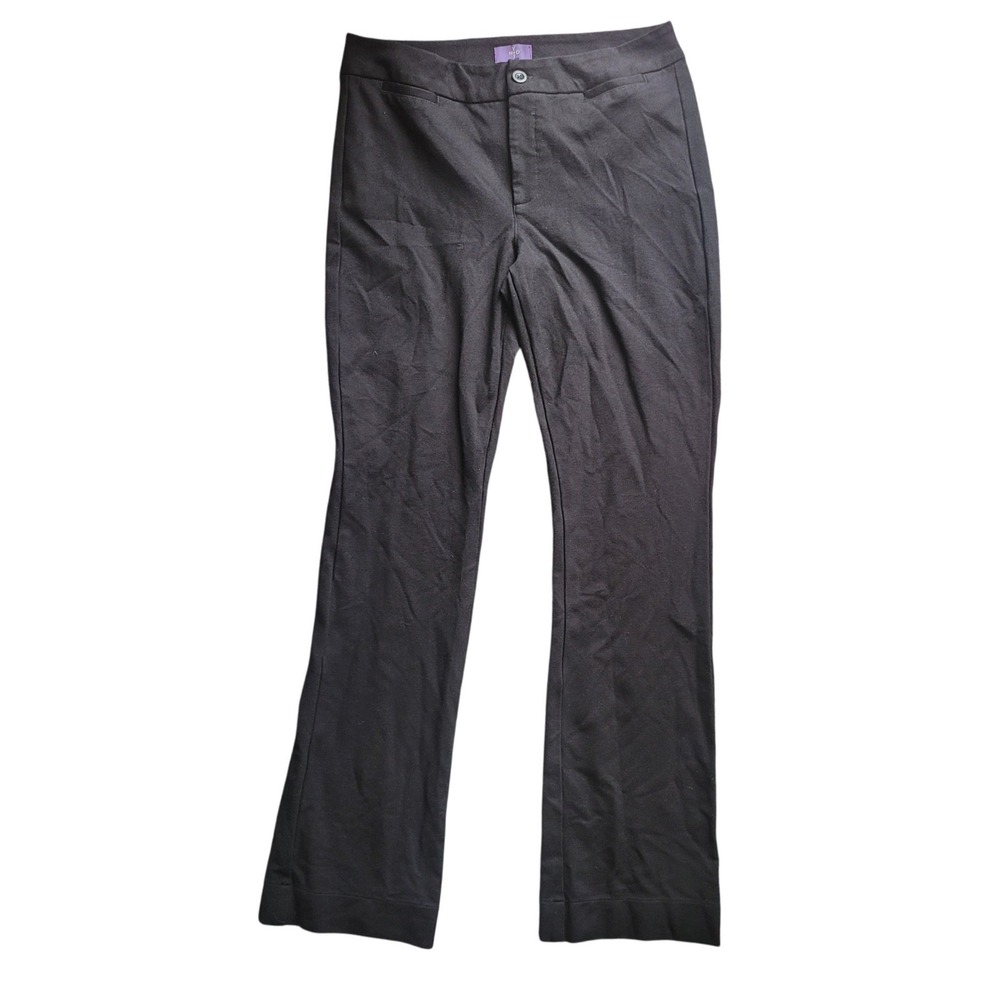 NYDJ Black Bootcut Stretch Pants Trouser 6 Lift Tuck Technology Y2K‎ Office Work